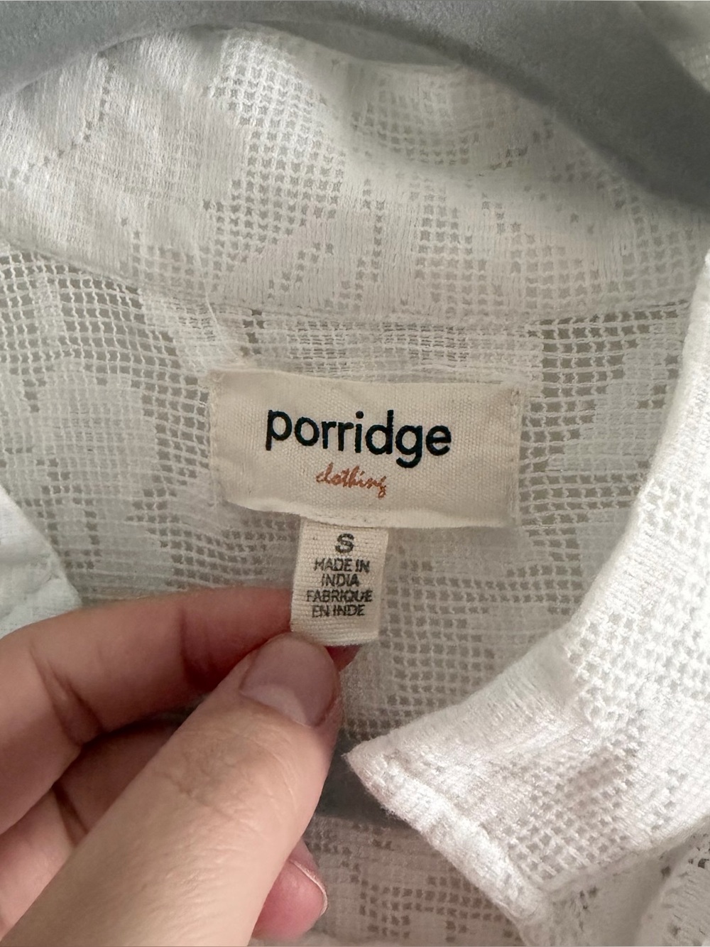 Anthropologie Porridge Embroidered Lace Babydoll Dress White Flowy Feminine - Picture 12 of 13